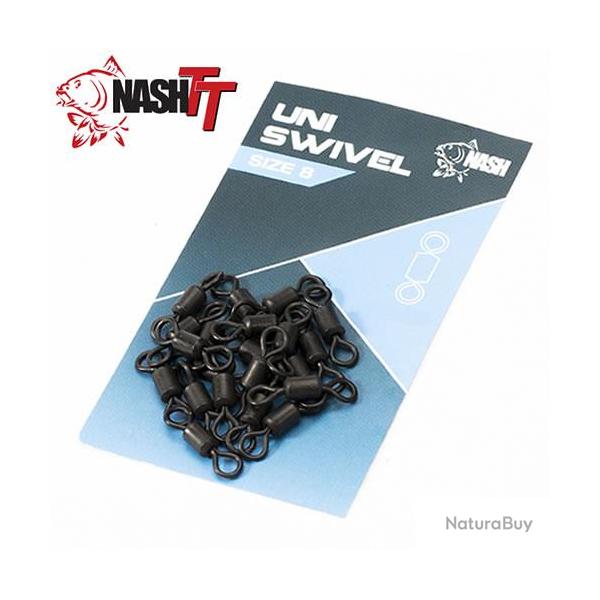 Emerillon Nash Standard Uni Swivel T8 (par 20)