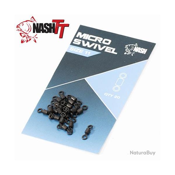 Emerillon Nash Micro Swivel T11 (par 20)