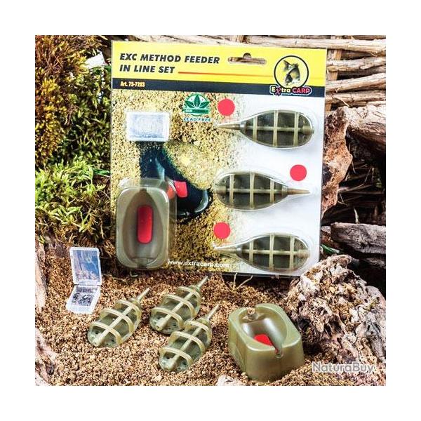 Feeder Extra Carp Method Set 20/30/40g (set de 4 pi�ces)