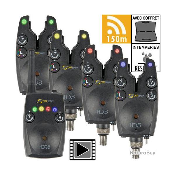 Coffret Carp Spirit Centrale 4 D�tecteurs HD5