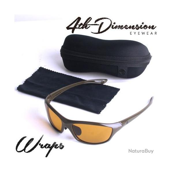 Lunettes Polarisantes Korda Wraps Gloss Olive/Yellow