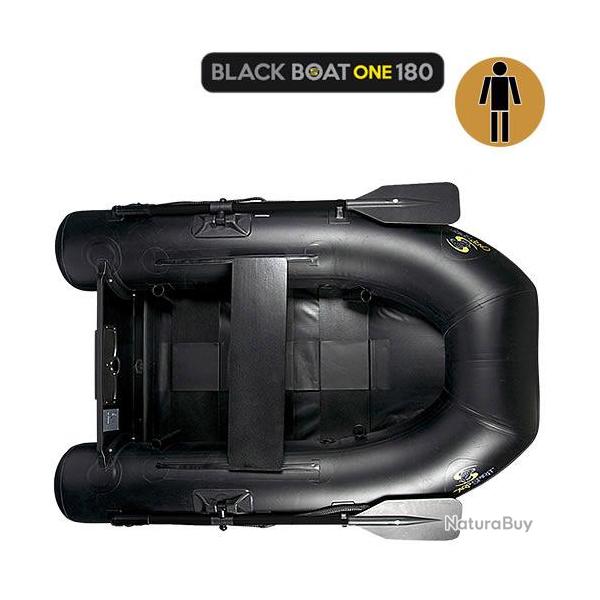 Bateau Pneumatique Carp Spirit Black Boat One 180 Lattes