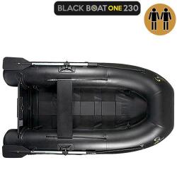 Bateau Pneumatique Carp Spirit Black Boat One 230 Plancher Lattes