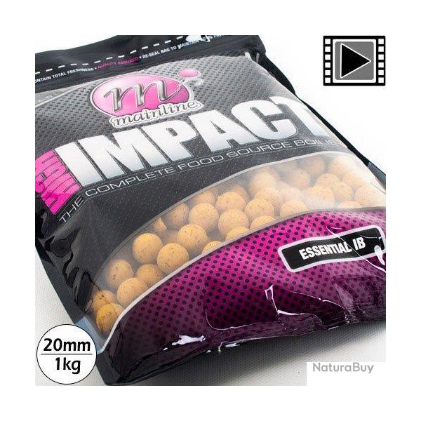 Bouillettes Mainline High Impact Essential IB 20mm 1kg