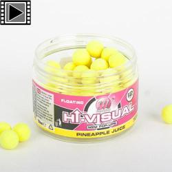 Pop Ups Mainline Fluo Hi Visual Pineapple Juice 12mm 150ml