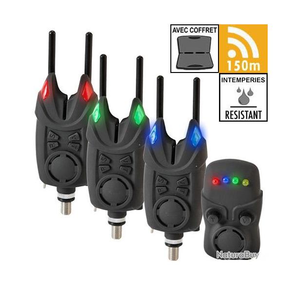 Coffret Extra Carp Centrale 3 D�tecteurs EXC Elite 3