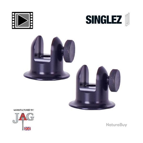 Adaptateur de Ponton Korda Singlez Stage Stand Alu Black (par 2)