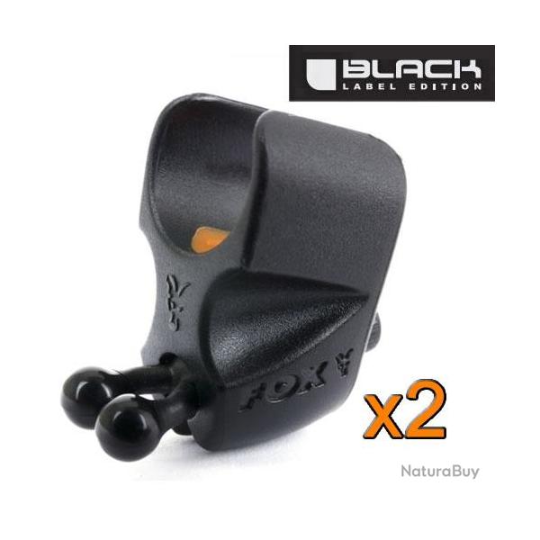Clip Ligne Fox Black Label Ajustable Rod Clip (par 2)