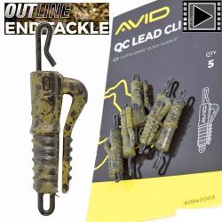Clip Plomb Avid Carp Quick Change (par 5)