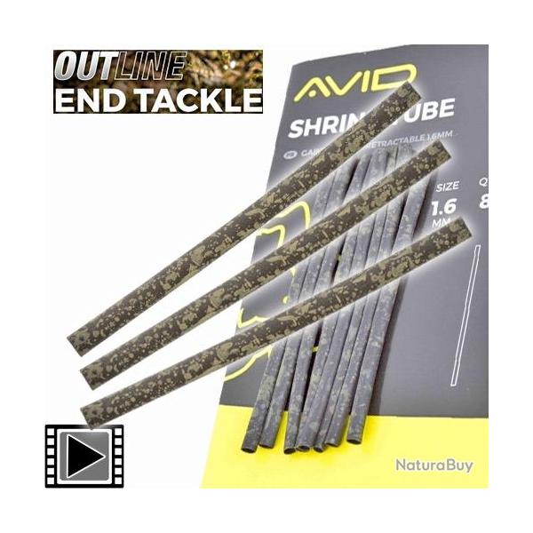 Gaine Thermo R�tractable Avid Carp 1.6mm (par 8)