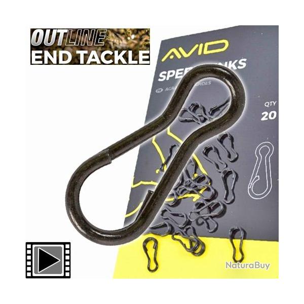 Agrafe Avid Carp Speed Links (par 20)