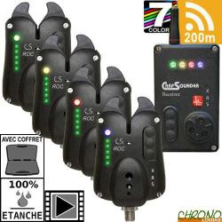 Coffret Carpsounder Centrale 4 D&eacute;tecteurs Roc XRS-ACC