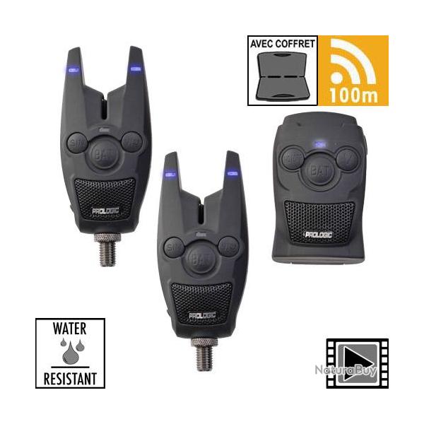 Coffret Prologic Centrale 2 D�tecteurs BAT+ Bleu