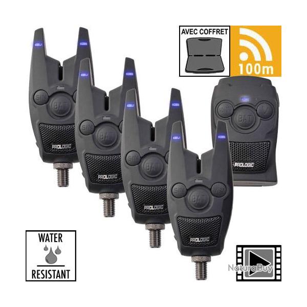 Coffret Prologic Centrale 4 D�tecteurs BAT+ Bleu