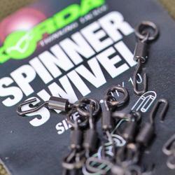 Emerillon &agrave; Anneau Korda Spinner Swivel T11 (par 10)
