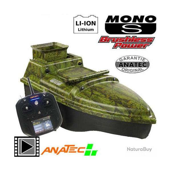 Bateau Amorceur Anatec Monocoque S Camou Oak Lithium Brushless DE-SR07