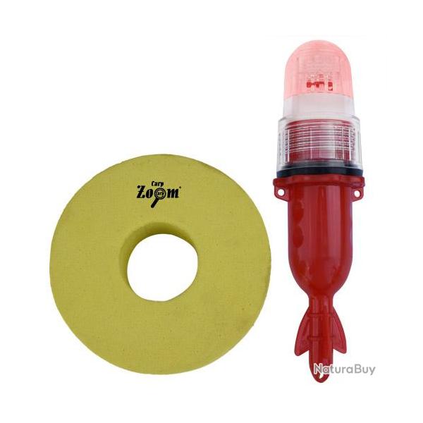 Marqueur Carp Zoom Floating Marker Light Rouge + Mousse