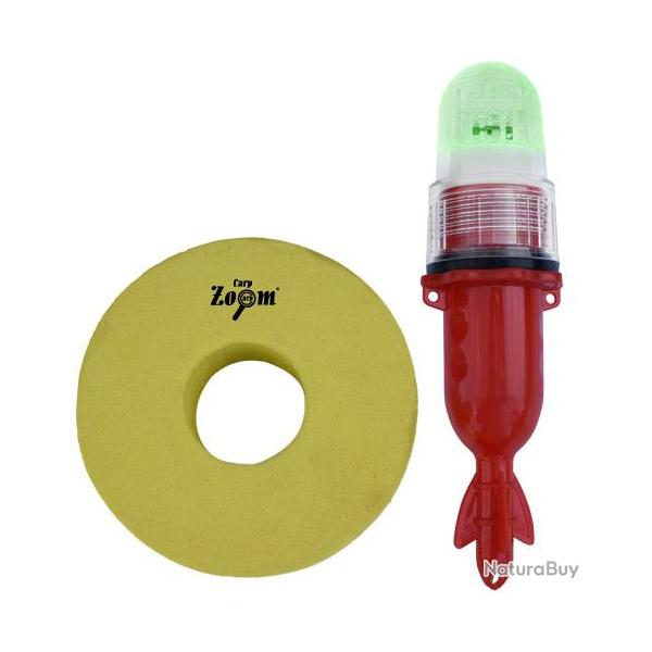 Marqueur Carp Zoom Floating Marker Light Vert + Mousse
