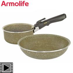 Set de Cuisine Trakker Armolife Marble Cookset Compact 2 pi&egrave;ces