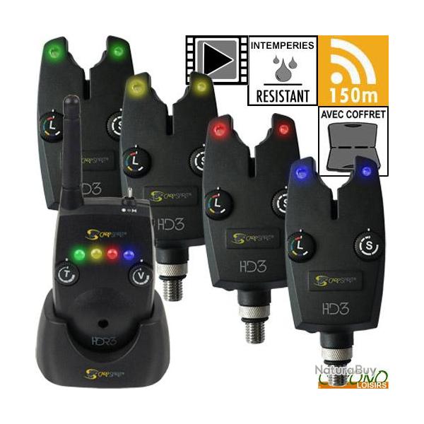 Coffret Carp Spirit Centrale 4 D�tecteurs HD3