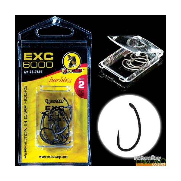 Hame�on Extra Carp EXC 6000 Sans Ardillon (par 10) n� 6