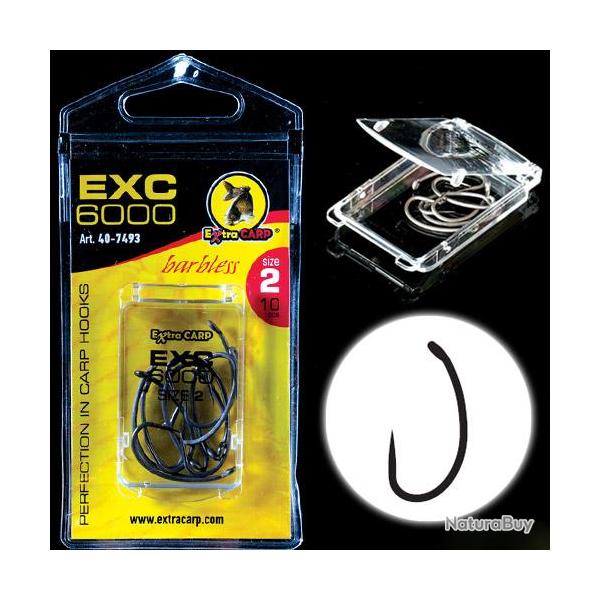 Hame�on Extra Carp EXC 6000 Sans Ardillon (par 10) n� 6