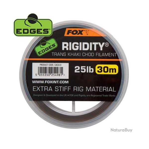 Monofilament Fox Edges Rigidity Chod Trans Khaki 30m 0.53mm