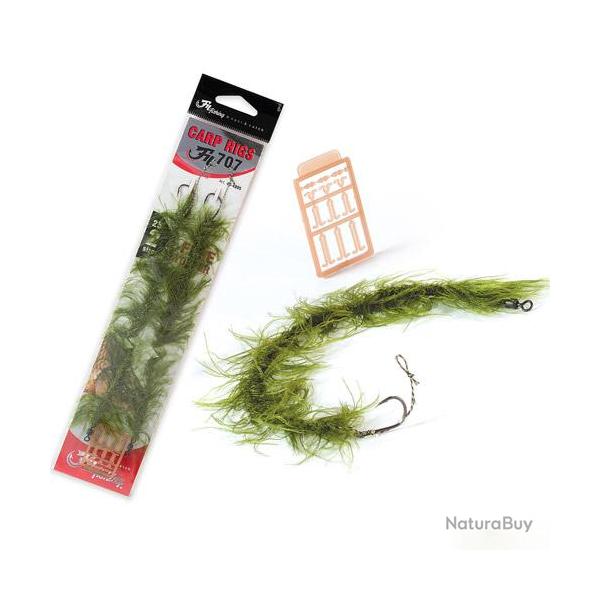 Bas de Ligne Extra Carp Fil Fishing 707 (par 2) n� 6