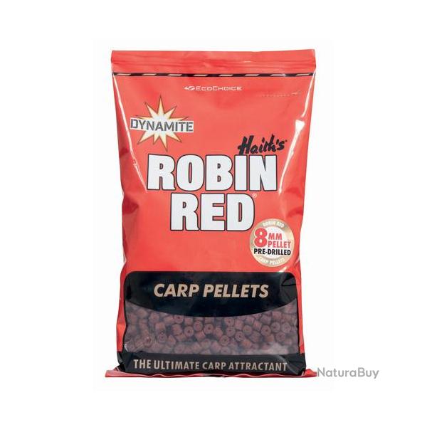 Pellets Dynamite Baits Robin Red Pr� Perc�s 900g 12mm