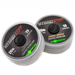 Tresse Korda Hybrid Stiff 20lbs 15m Weed Green