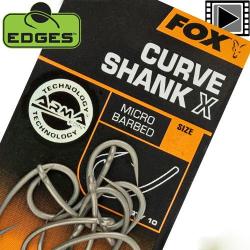 Hame&ccedil;on Fox Edges Armapoint Curve Shank X (par 10) n&deg; 2