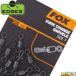 Emerillon Fox Edges Kwik Change Swivels (par 10) N&deg;10