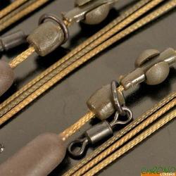 Montage Korda Leadcore Helicopt&egrave;re 1m (par 3) Marron