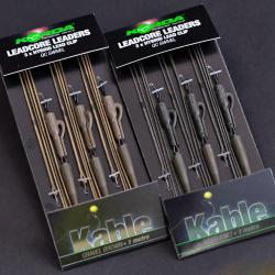 Montage Korda Leadcore Hybrid Lead Clip QC Swivel 1m Gravel Brown
