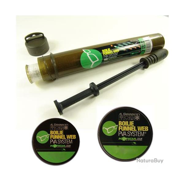 Kit Filet PVA Korda Funnel Boilie System 22mm Recharge Micromesh 20m