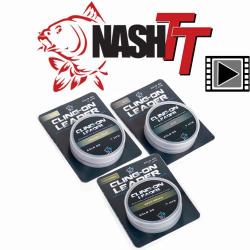Softcore Nash Cling-On Leader 65lbs 7m Weed