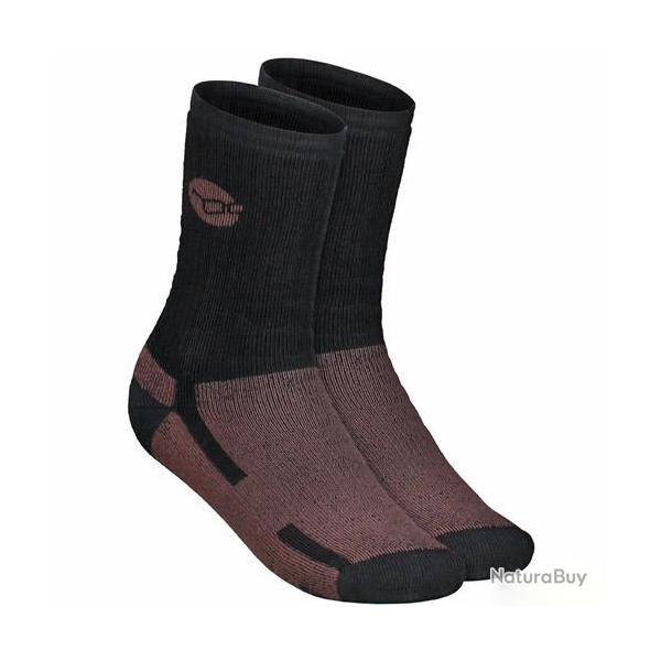 Chaussettes Korda Merino Wool Sock Black 44/46