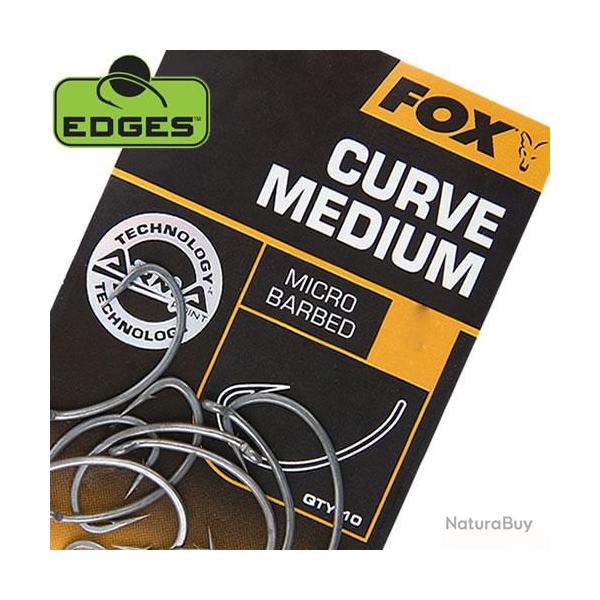 Hame�on Fox Edges Armapoint Curve Shank Medium (par 10) n� 6