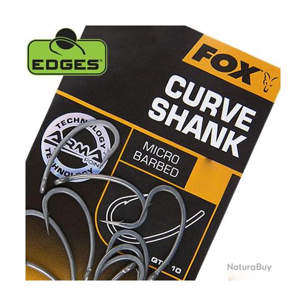 Hame�on Fox Edges Armapoint Curve Shank (par 10) n� 4