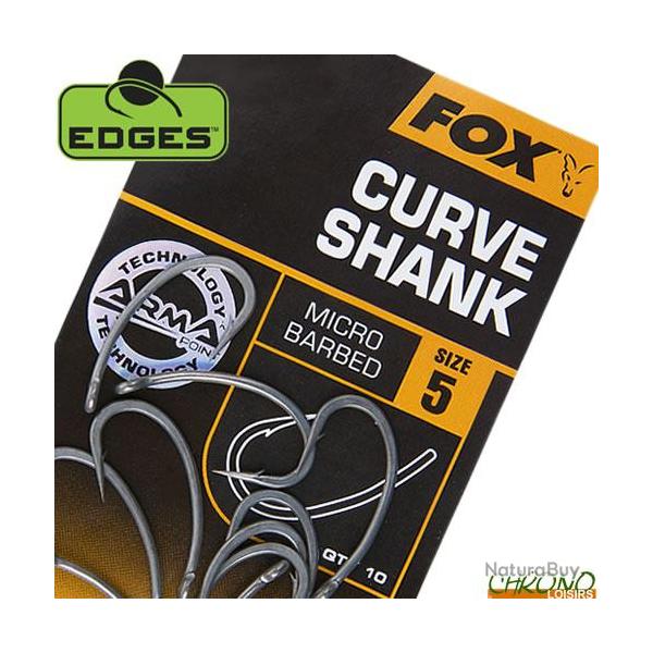 Hame�on Fox Edges Armapoint Curve Shank (par 10) n� 6