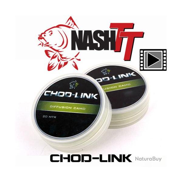 Monofilament Nash Chod-Link 20m  20lbs