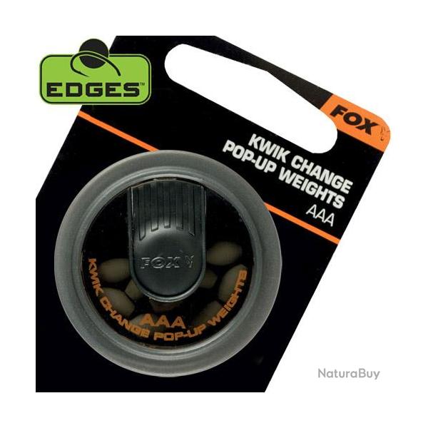 Plomb�e Fox Edges Kwik Change Pop Up Weights AAA