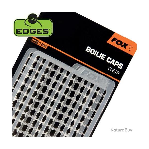 Stops App�ts Fox Edges Boilie Caps Clear (par 120)