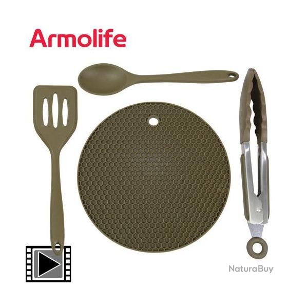 Ustensiles de cuisine Trakker Armolife Silicone (set de 4 pi�ces)