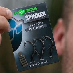 Hame&ccedil;on Korda Spinner Hook Section Krank (par 3) n&deg; 4
