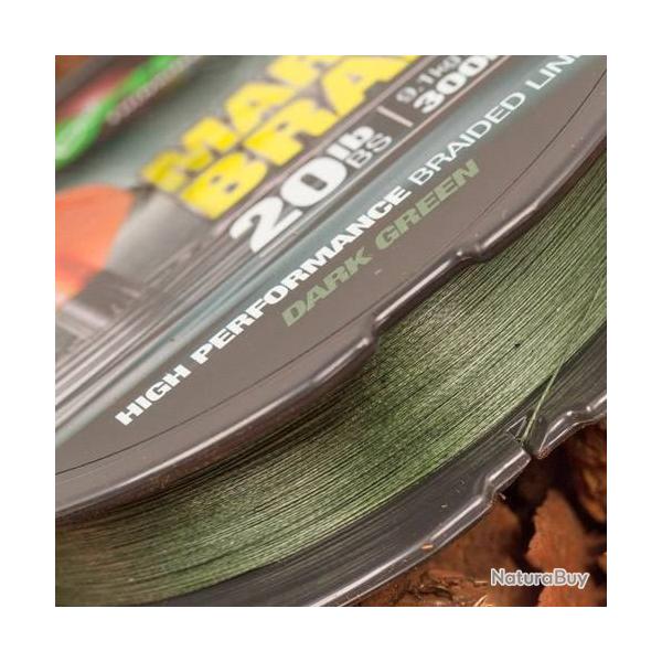 Tresse Korda Marker Braid Dark Green 0.16mm 300m