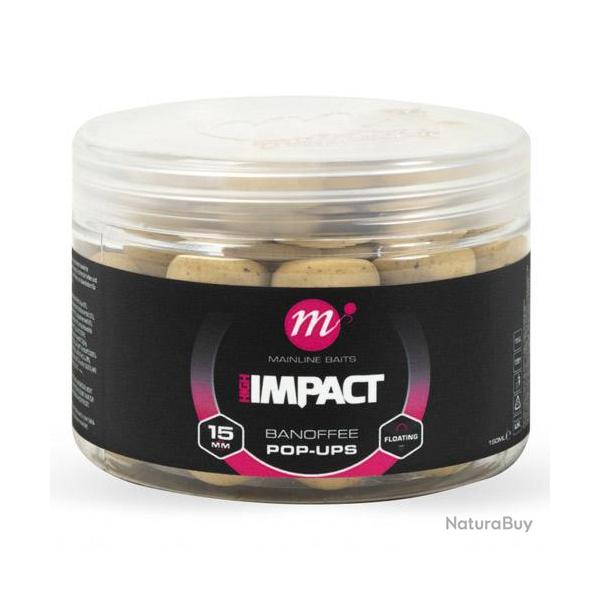 Pop Ups Mainline High Impact Banoffee 15mm 150ml