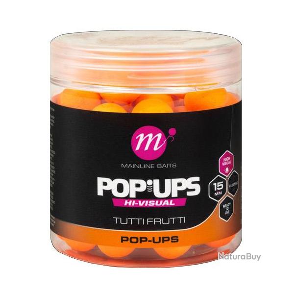 Pop Ups Mainline Fluo Hi Visual Tutti Frutti 15mm 150ml