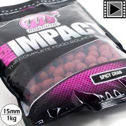 Bouillettes Mainline High Impact Spicy Crab 15mm 1kg
