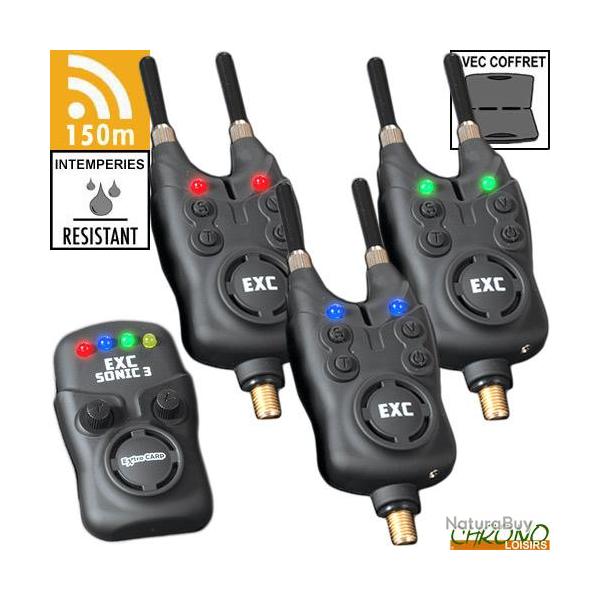Coffret Extra Carp Centrale 3 D�tecteurs EXC Sonic 3